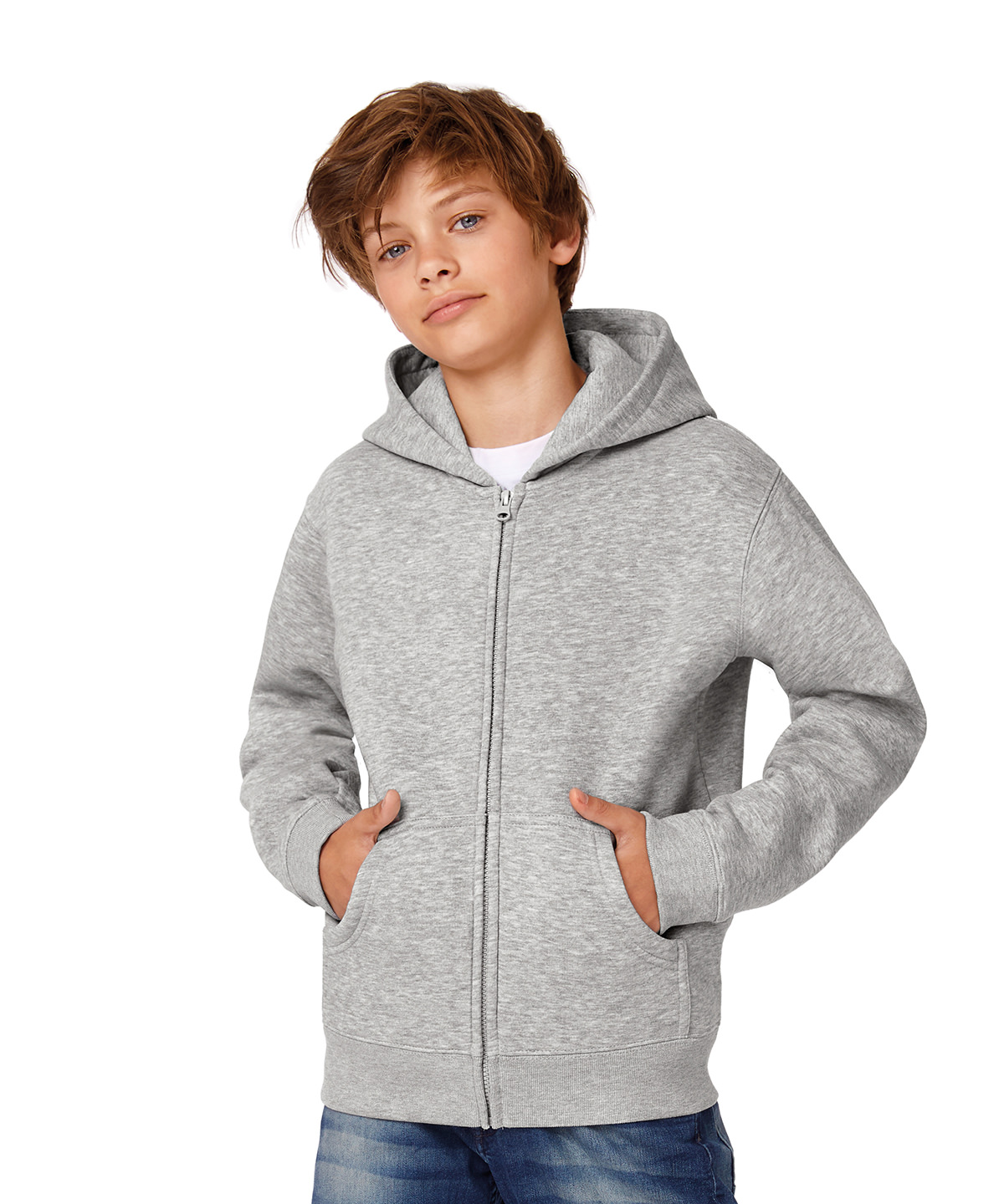 B&c hooded full-zip /kids