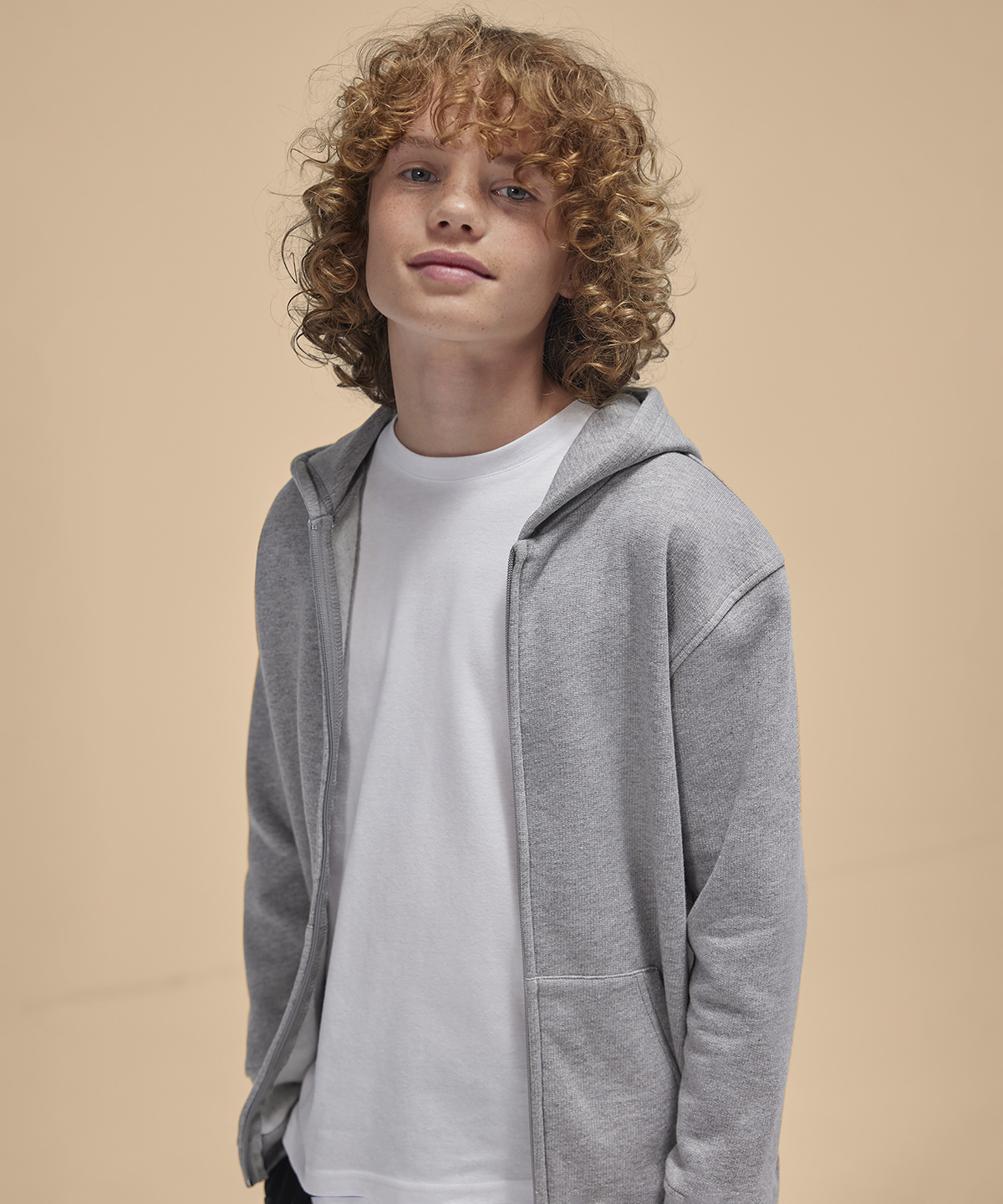 B&c id.334 zip hoodie /kids