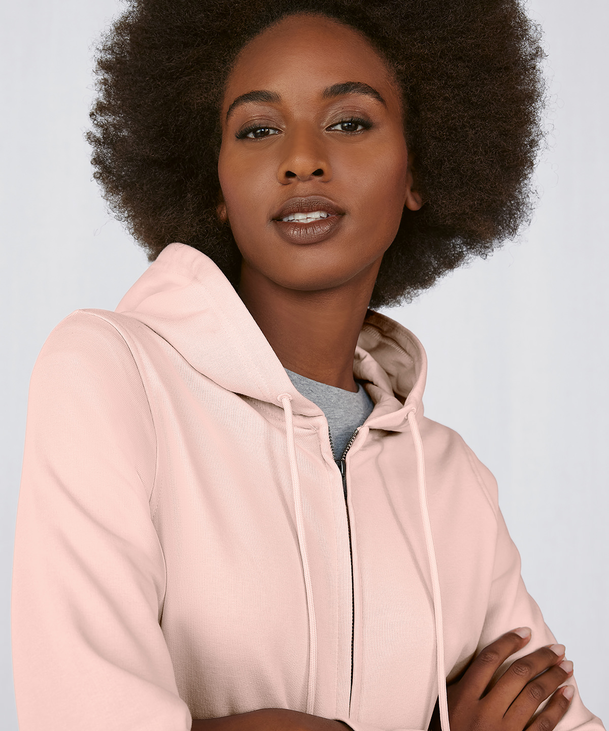 B&c inspire zipped hood /women