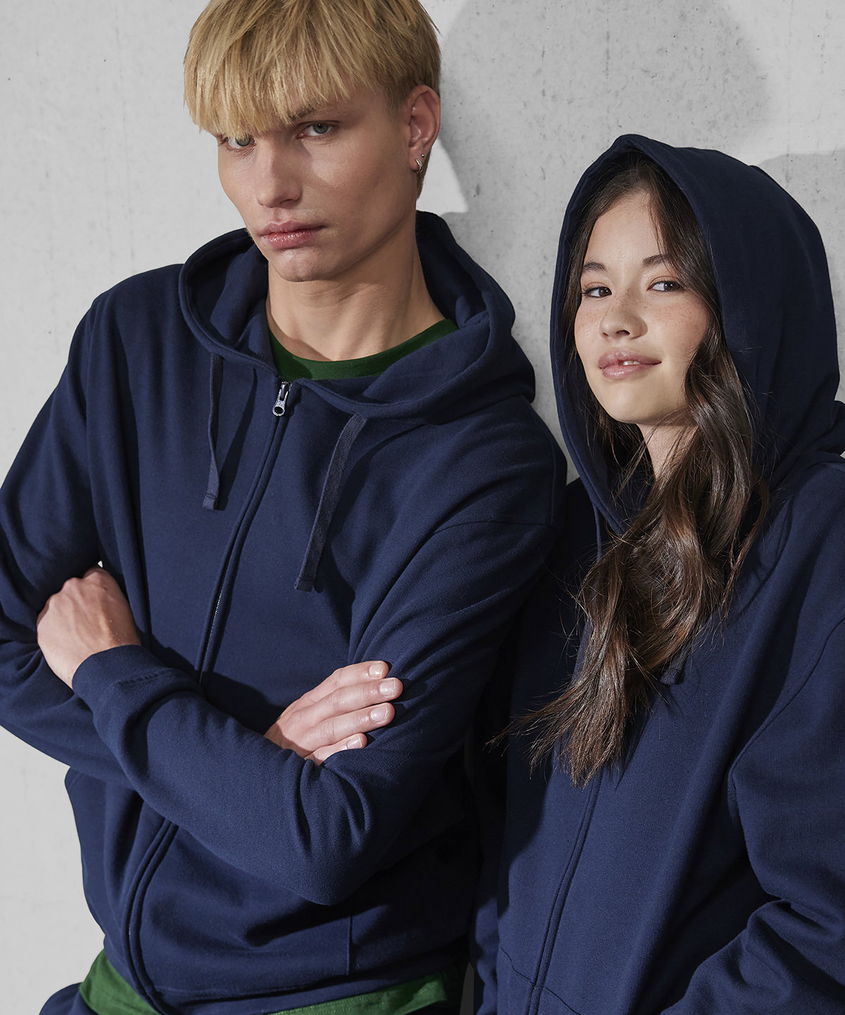 B&c id.334 zip hoodie