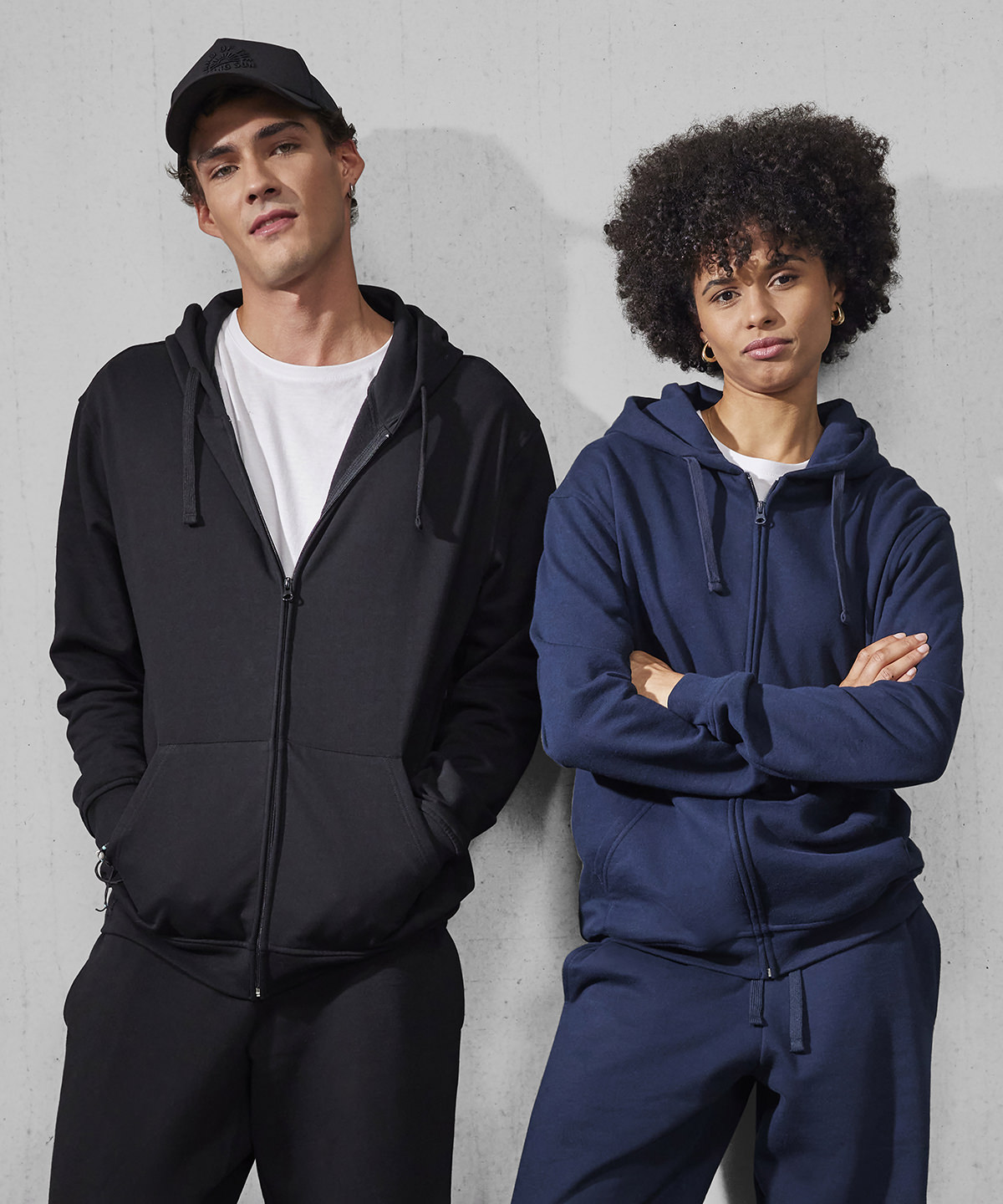 B&c id.224 zip hoodie
