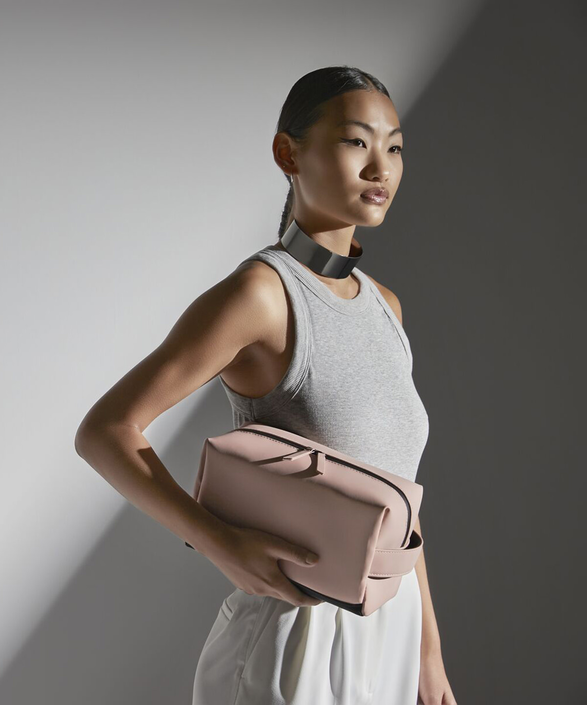 Matte pu toiletry/accessory case