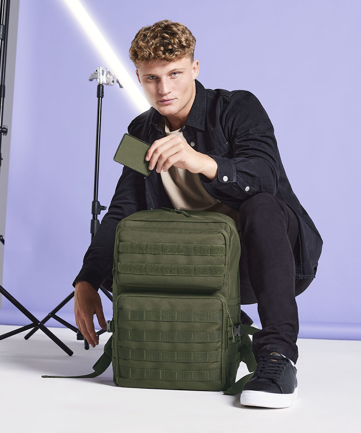 Molle hook and loop patch