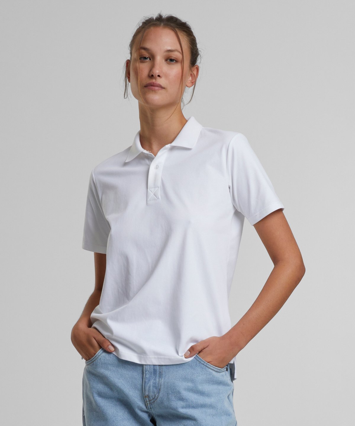 Women’s sorona polo tee