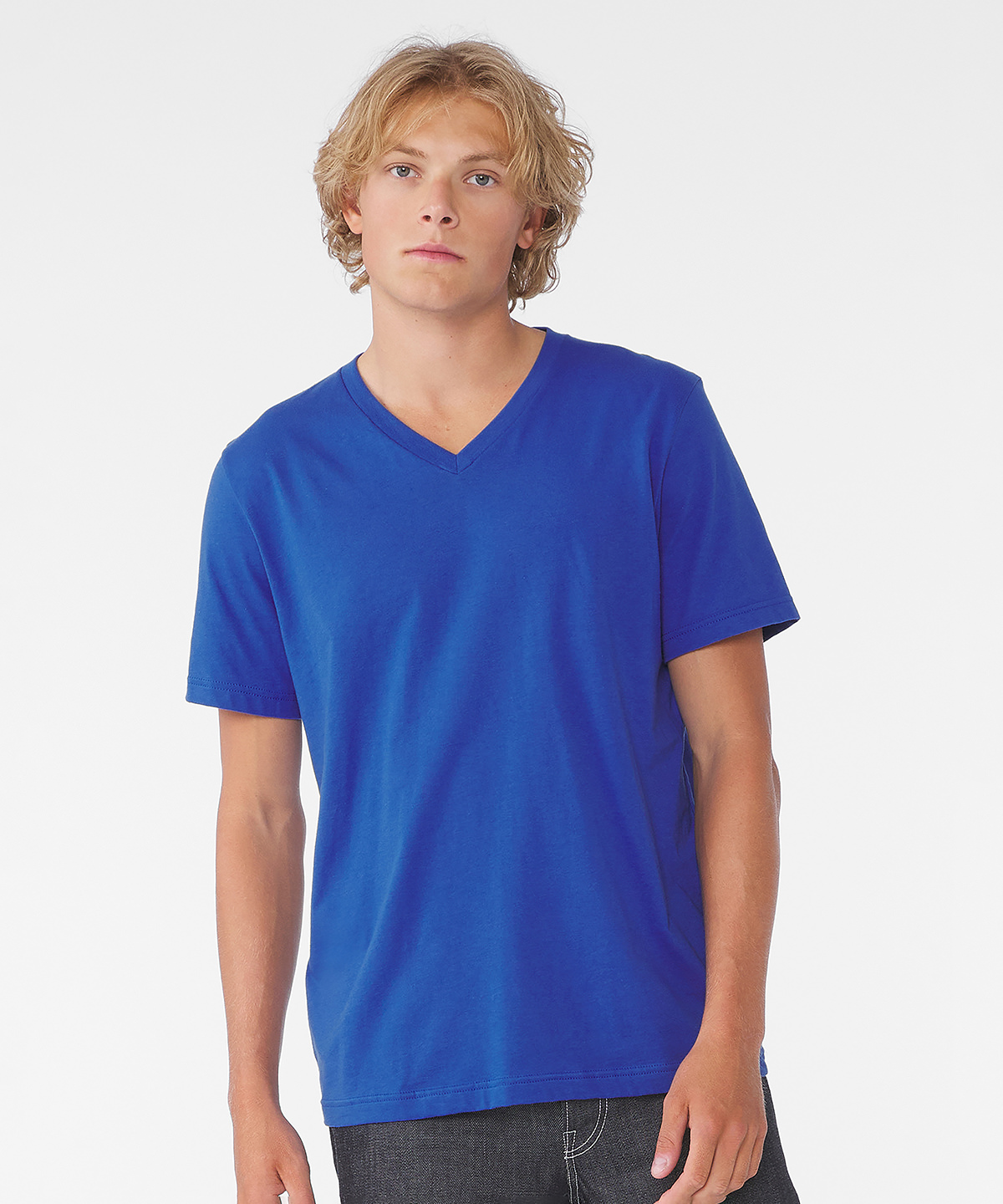 Unisex jersey v-neck t-shirt