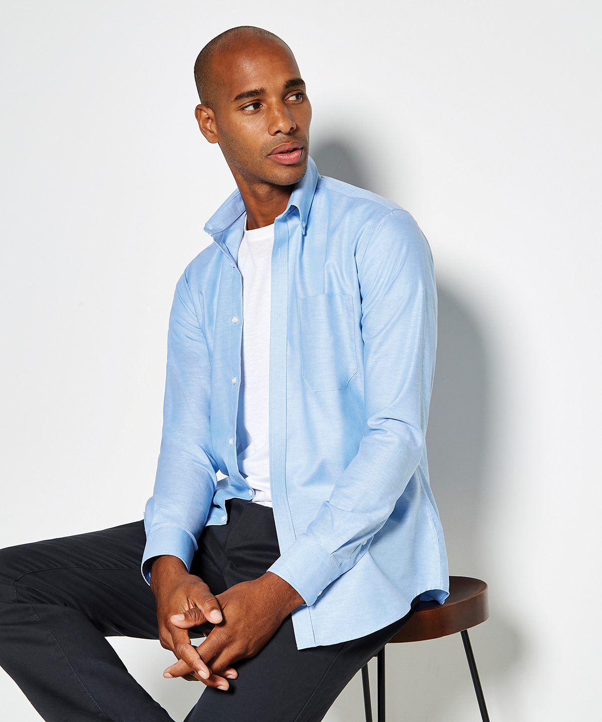 Slim fit workwear oxford shirt long-sleeved (slim fit)