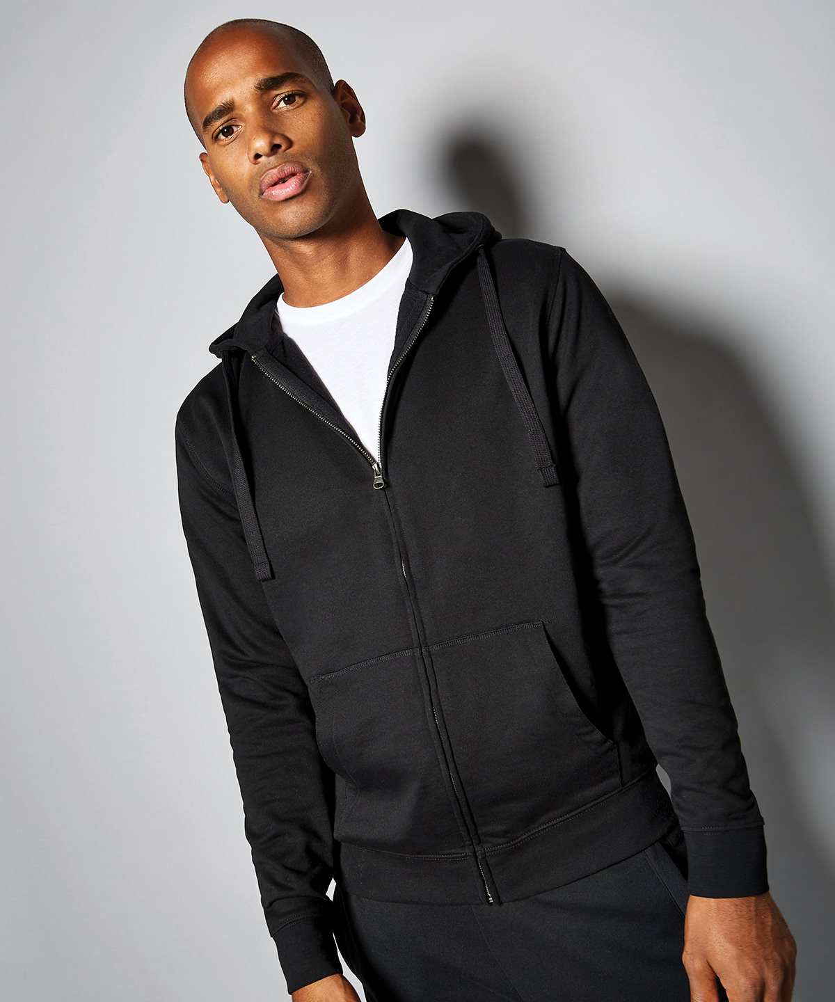 Klassic hooded zipped jacket superwash® 60° long sleeve (regular fit)