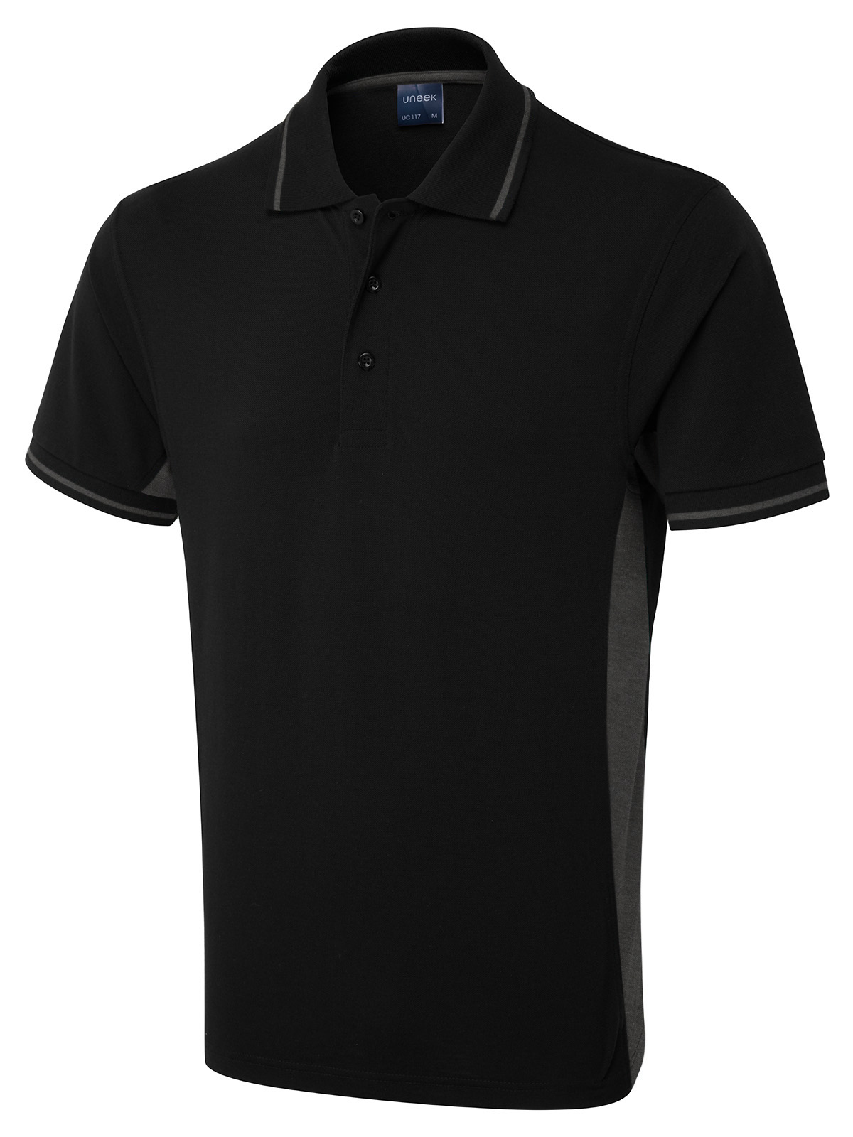 Two tone polo shirt