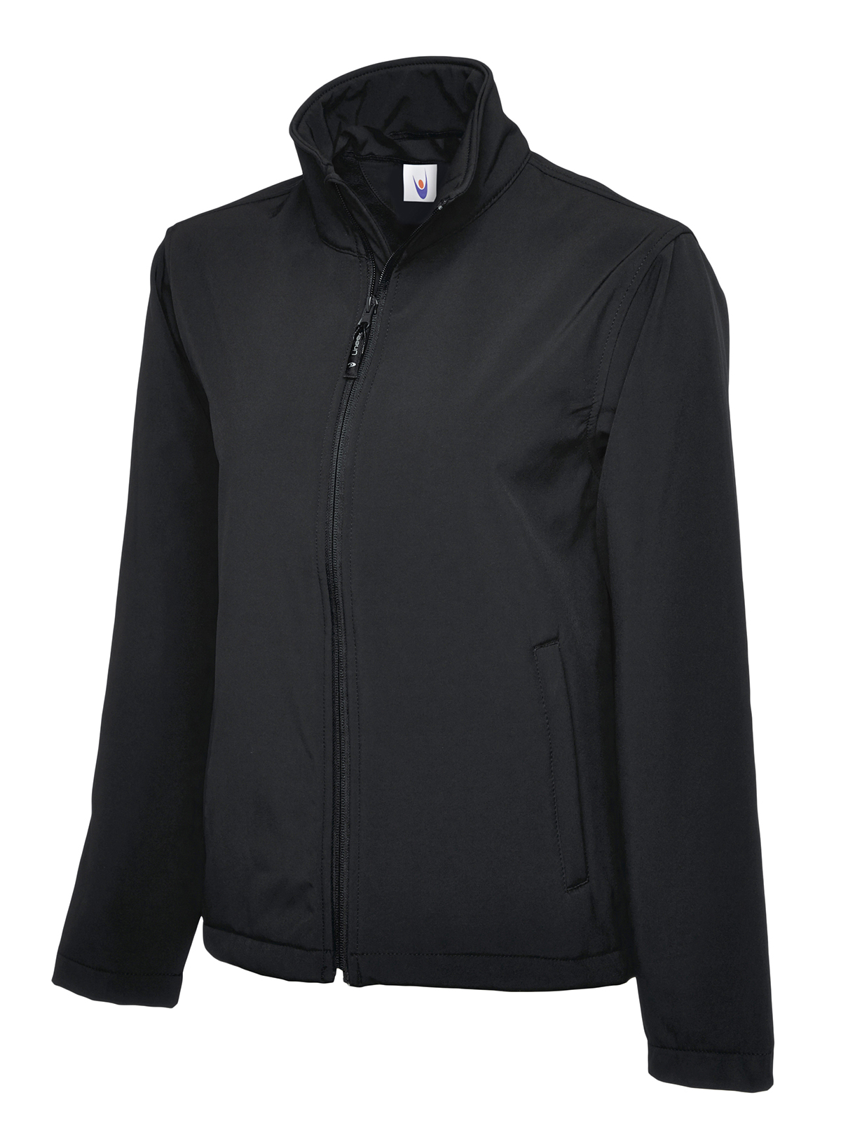 Classic full zip soft shell jacket
