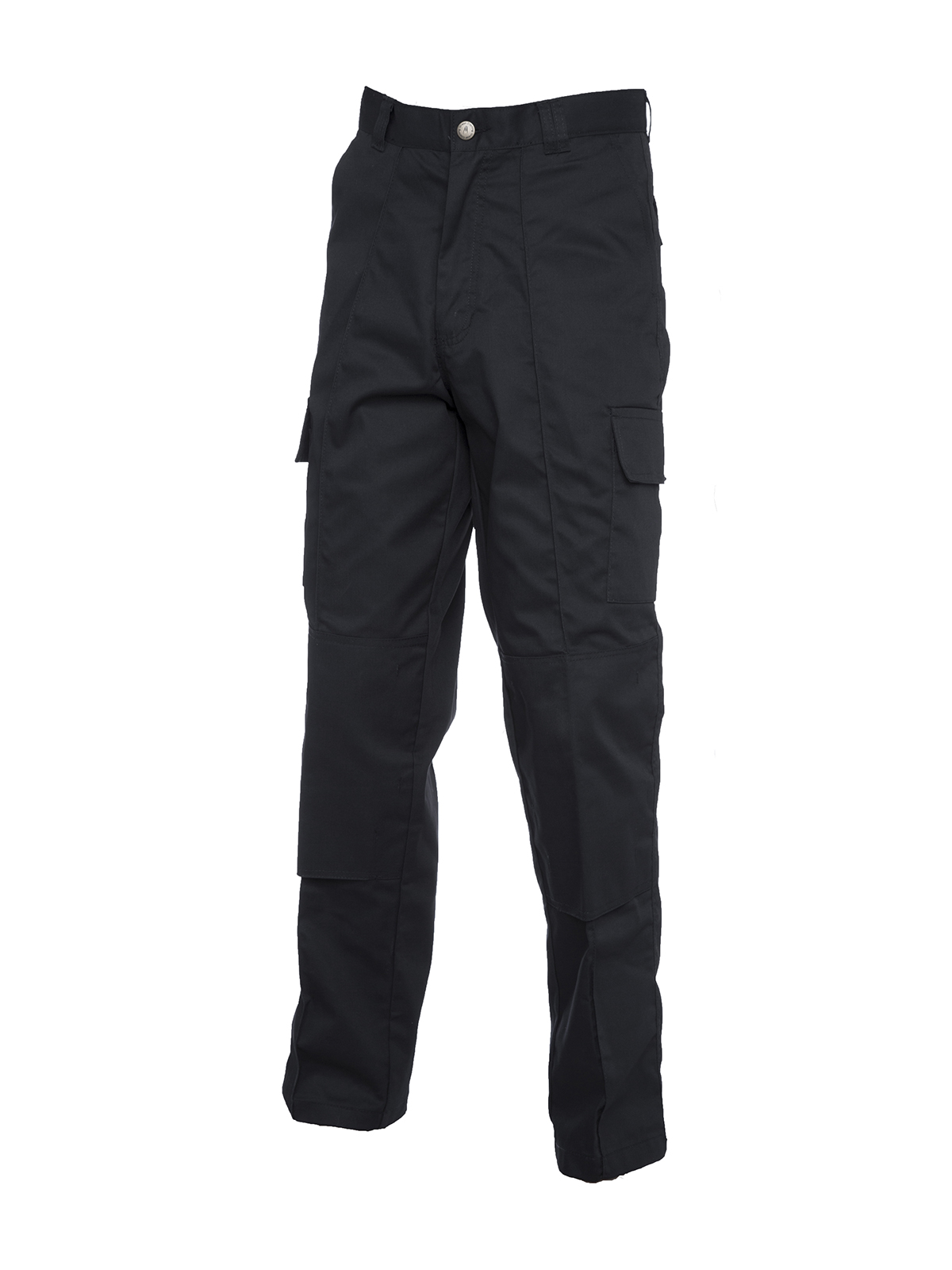 Cargo trouser with knee pad pockets long