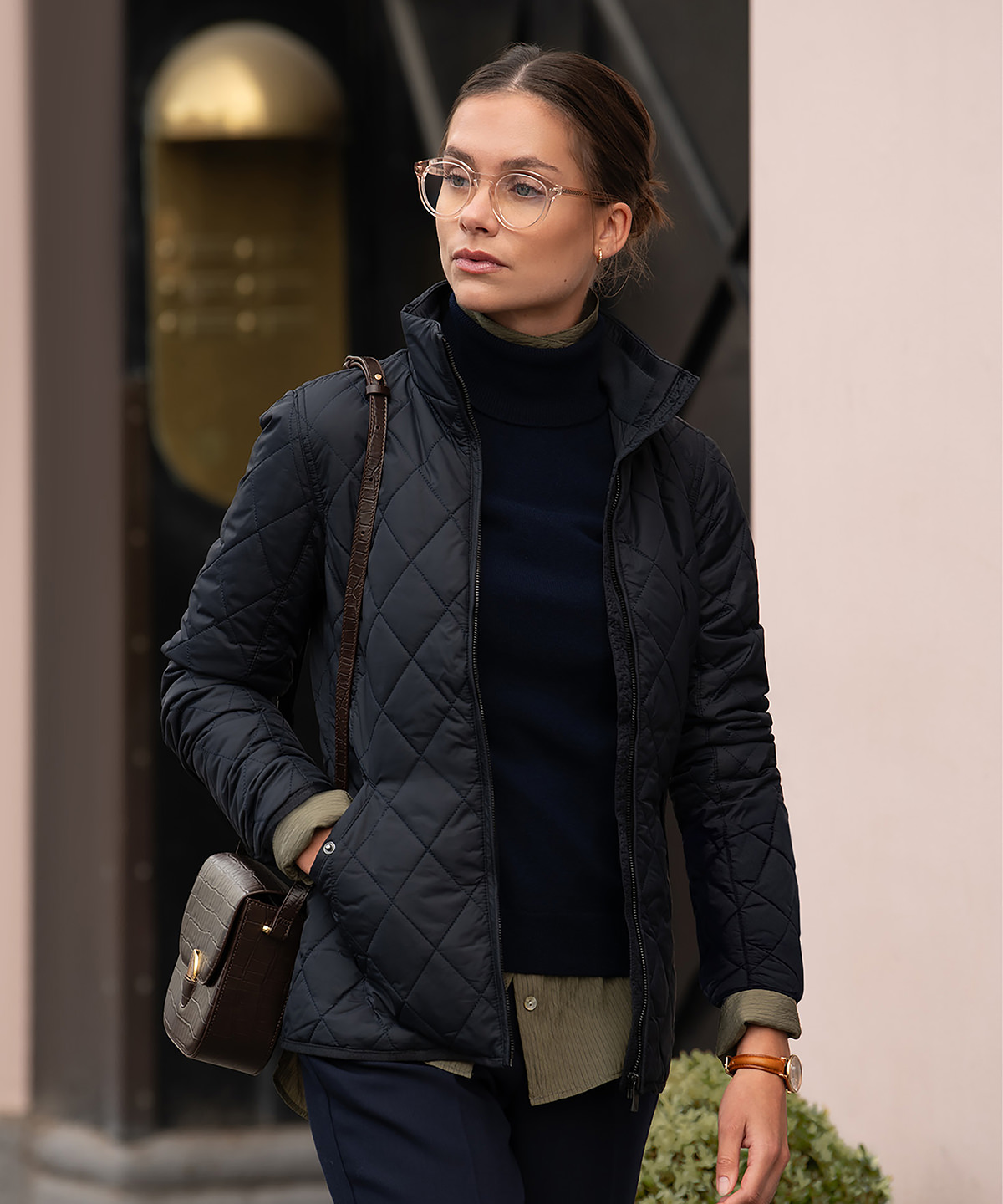 Women’s henderson – stylish diamond quilted jacket