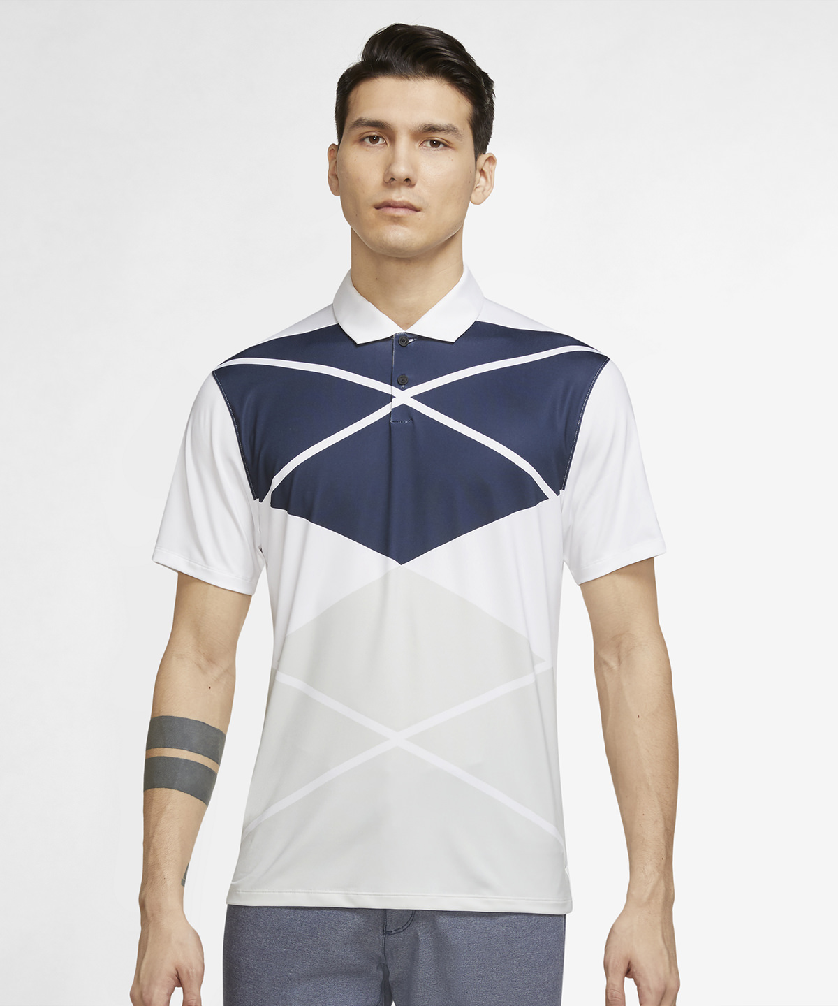 Nike vapor argyle print polo