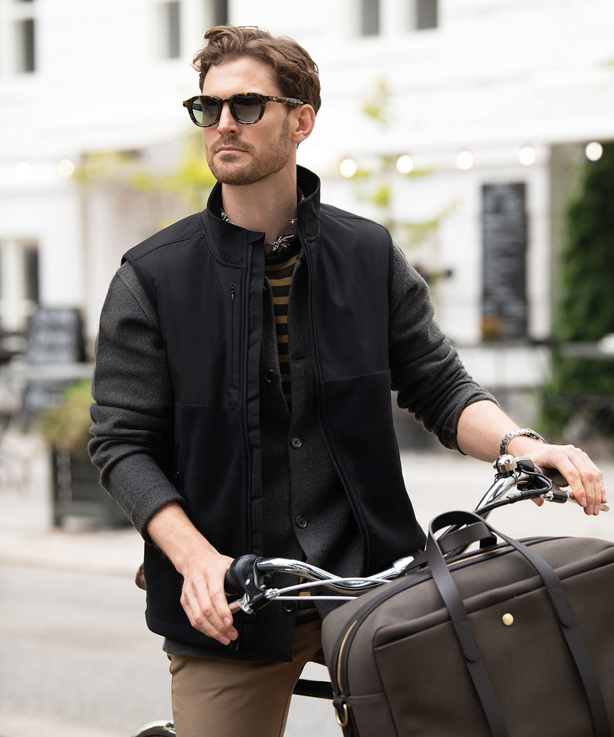 Highland - fashionable yoke fleece vest