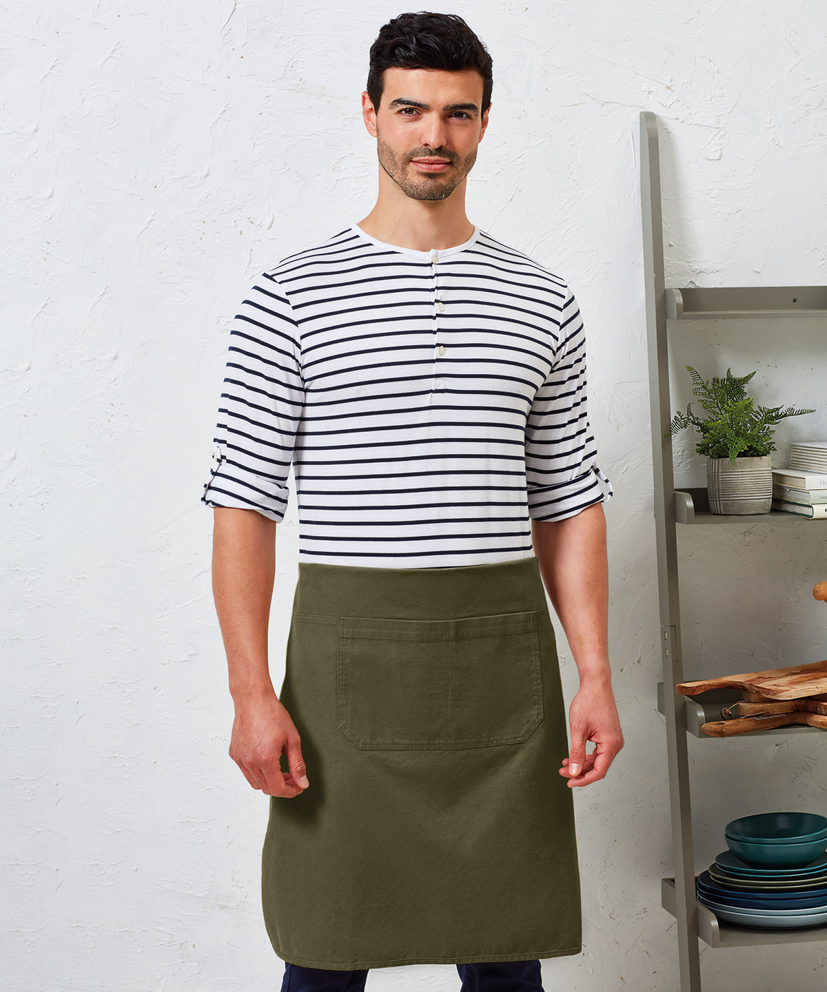 ‘artisan’s choice’ double-pocket canvas apron
