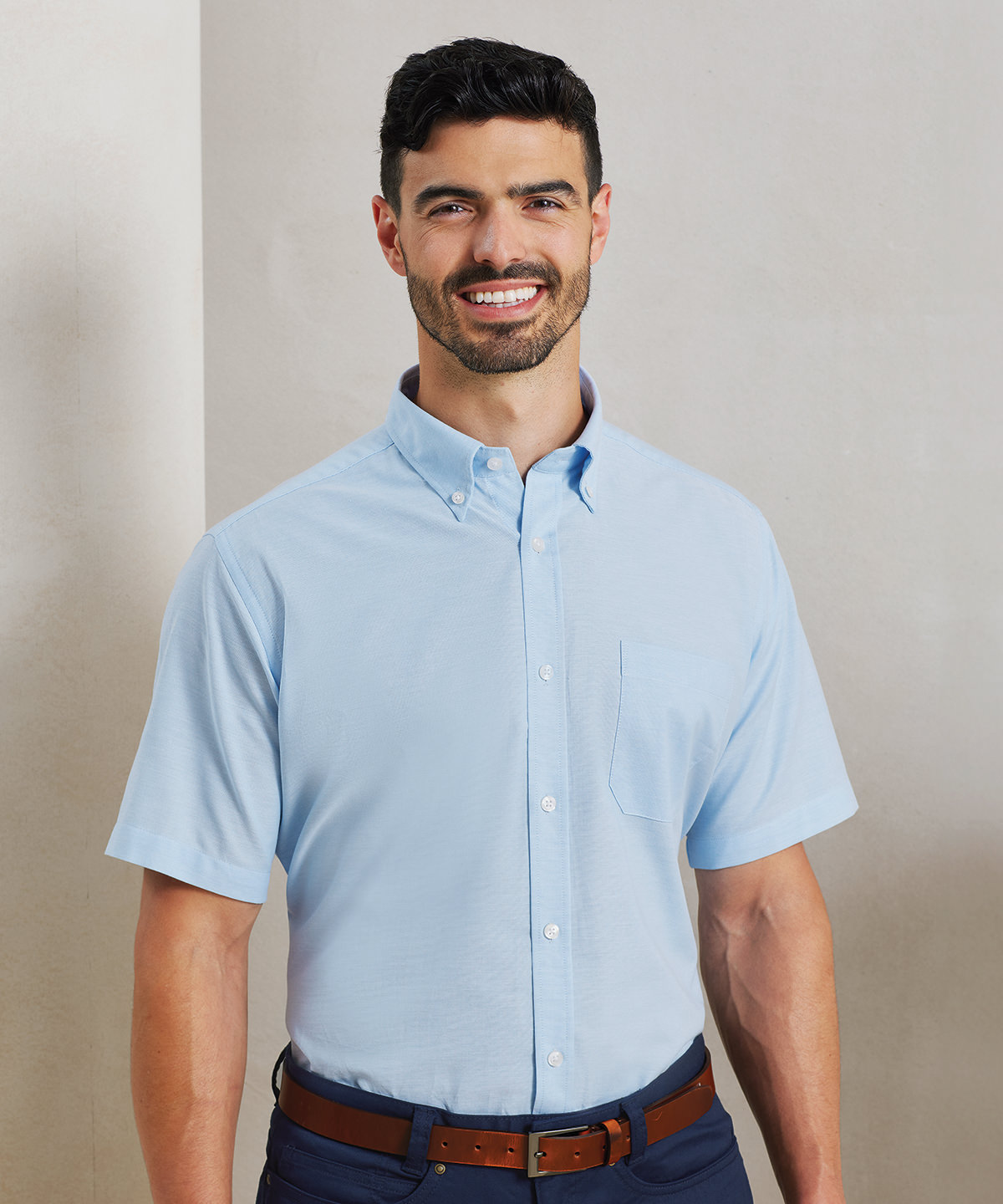 Signature oxford short sleeve shirt