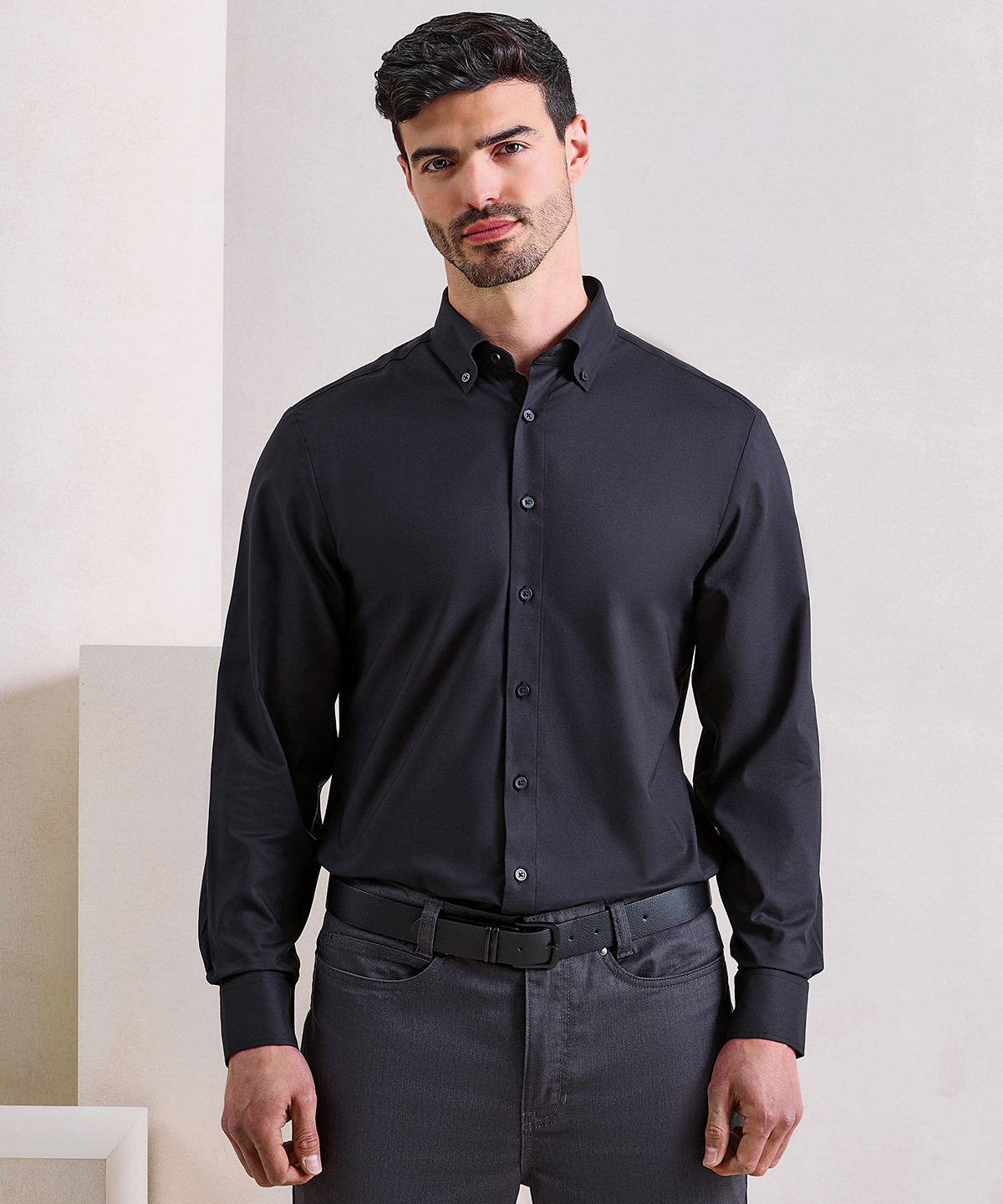 ‘supreme’ oxford long sleeve shirt