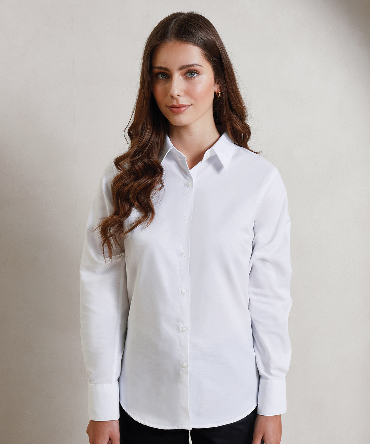 Women's signature oxford long sleeve shirt
