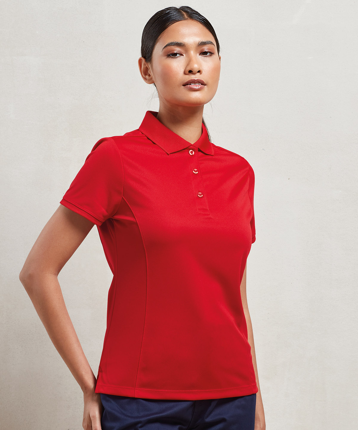 Women's coolchecker® piqué polo