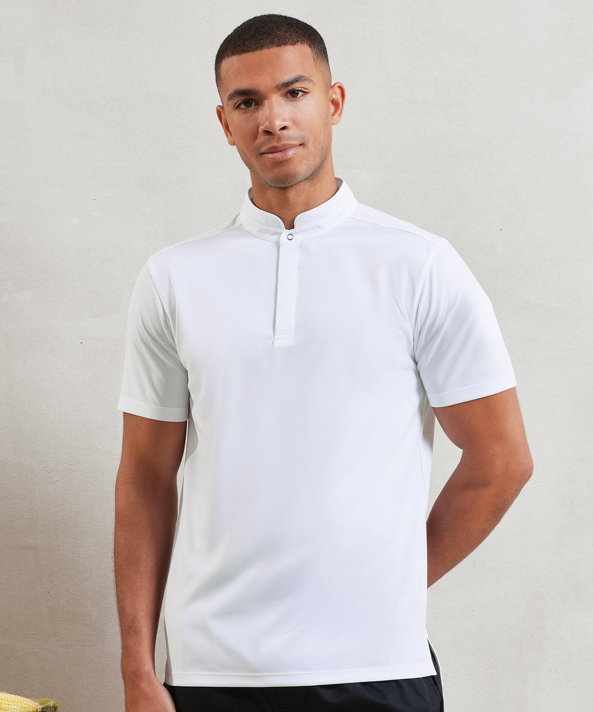 Essential coolchecker® short sleeve chef’s shirt