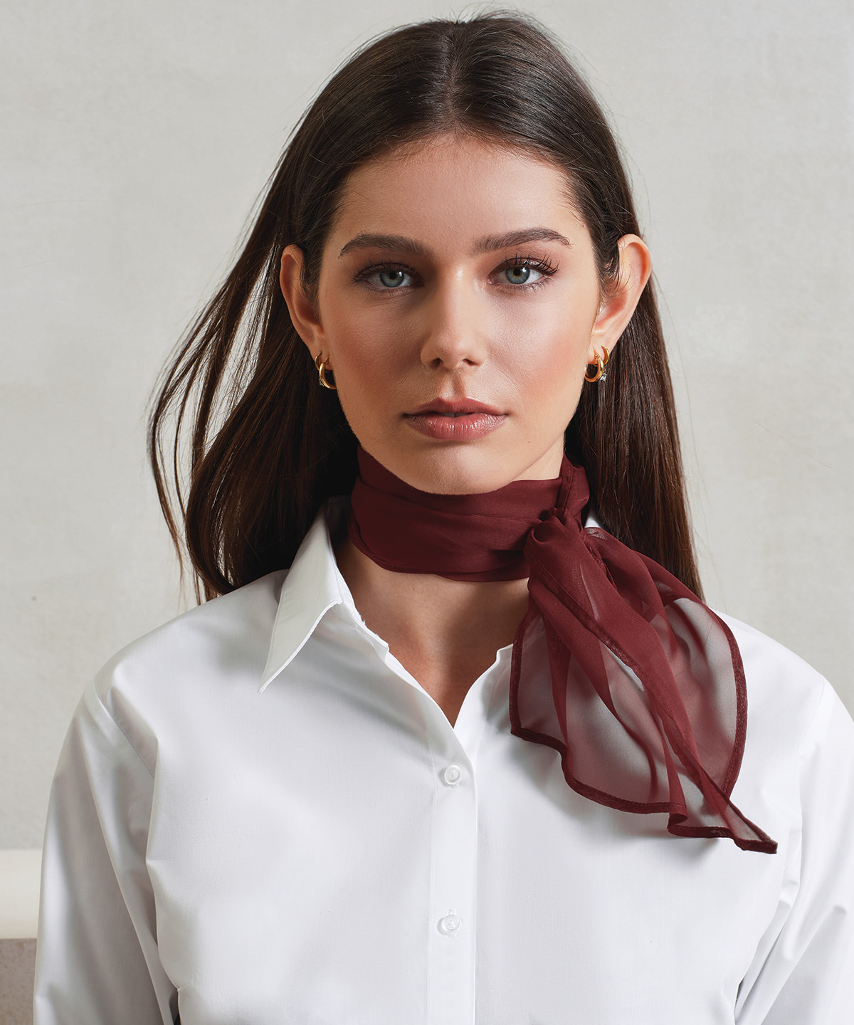 'colours' chiffon scarf