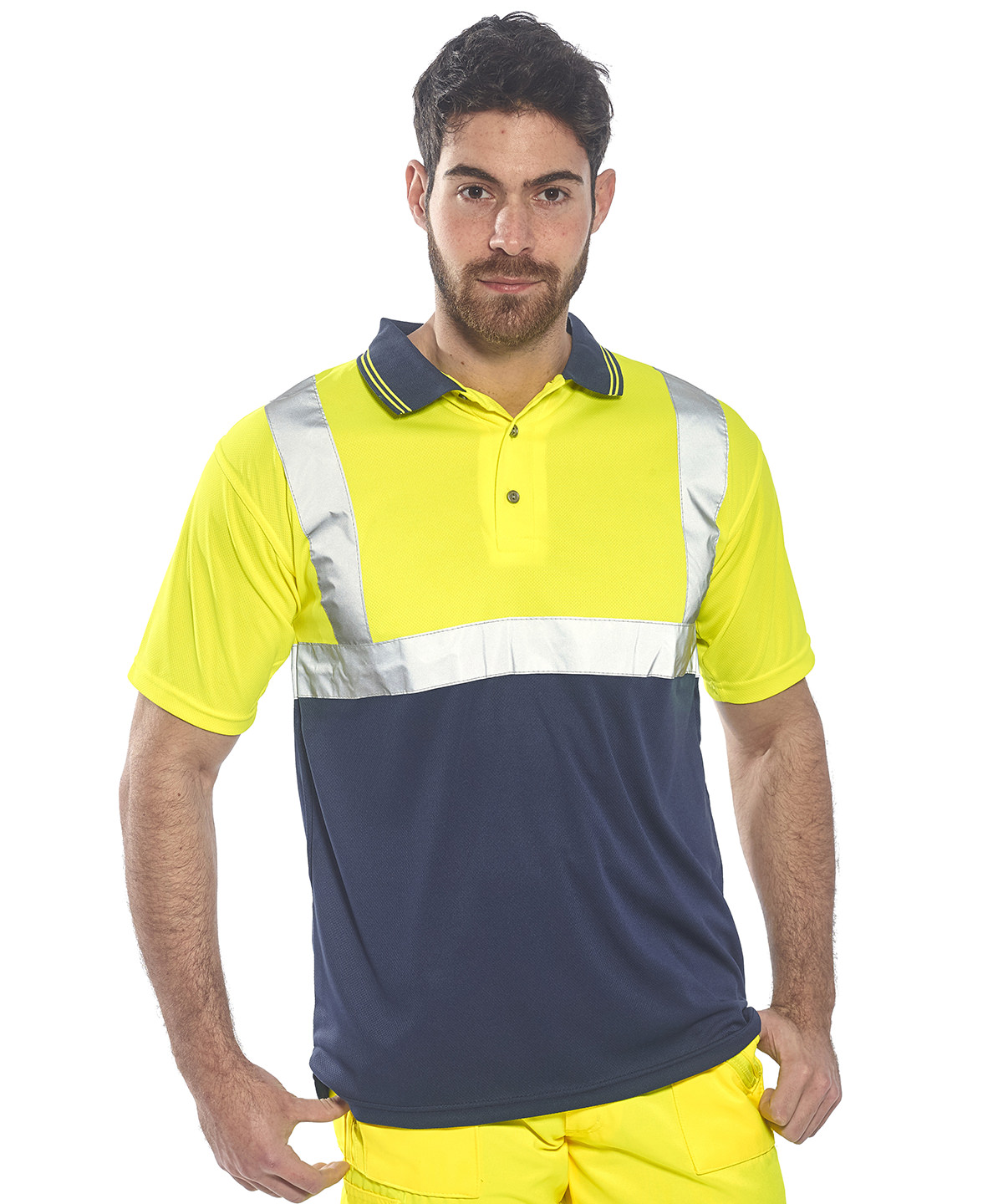 Two-tone polo (s479)