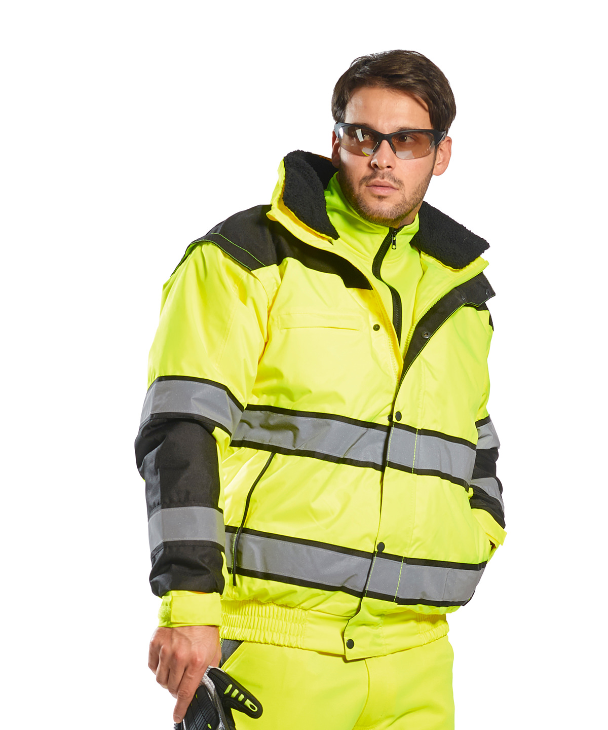 Hi-vis classic bomber jacket (c466)