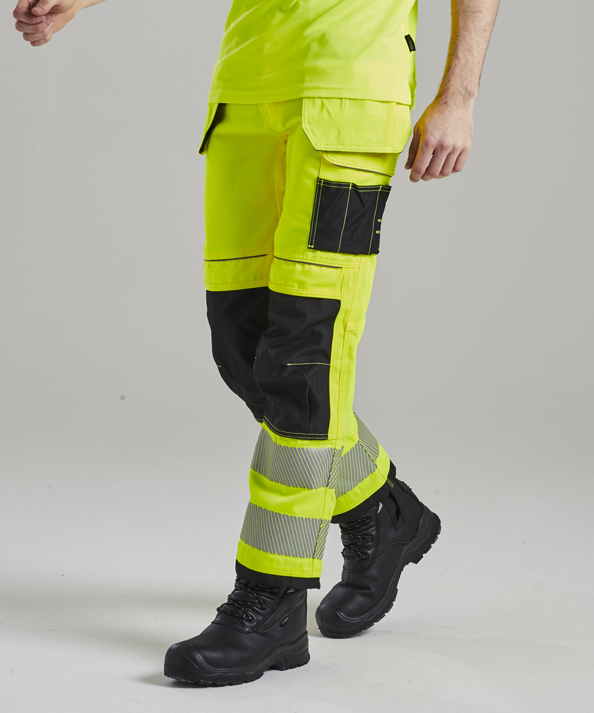 Pw3 hi-vis holster work trousers (t501) regular fit