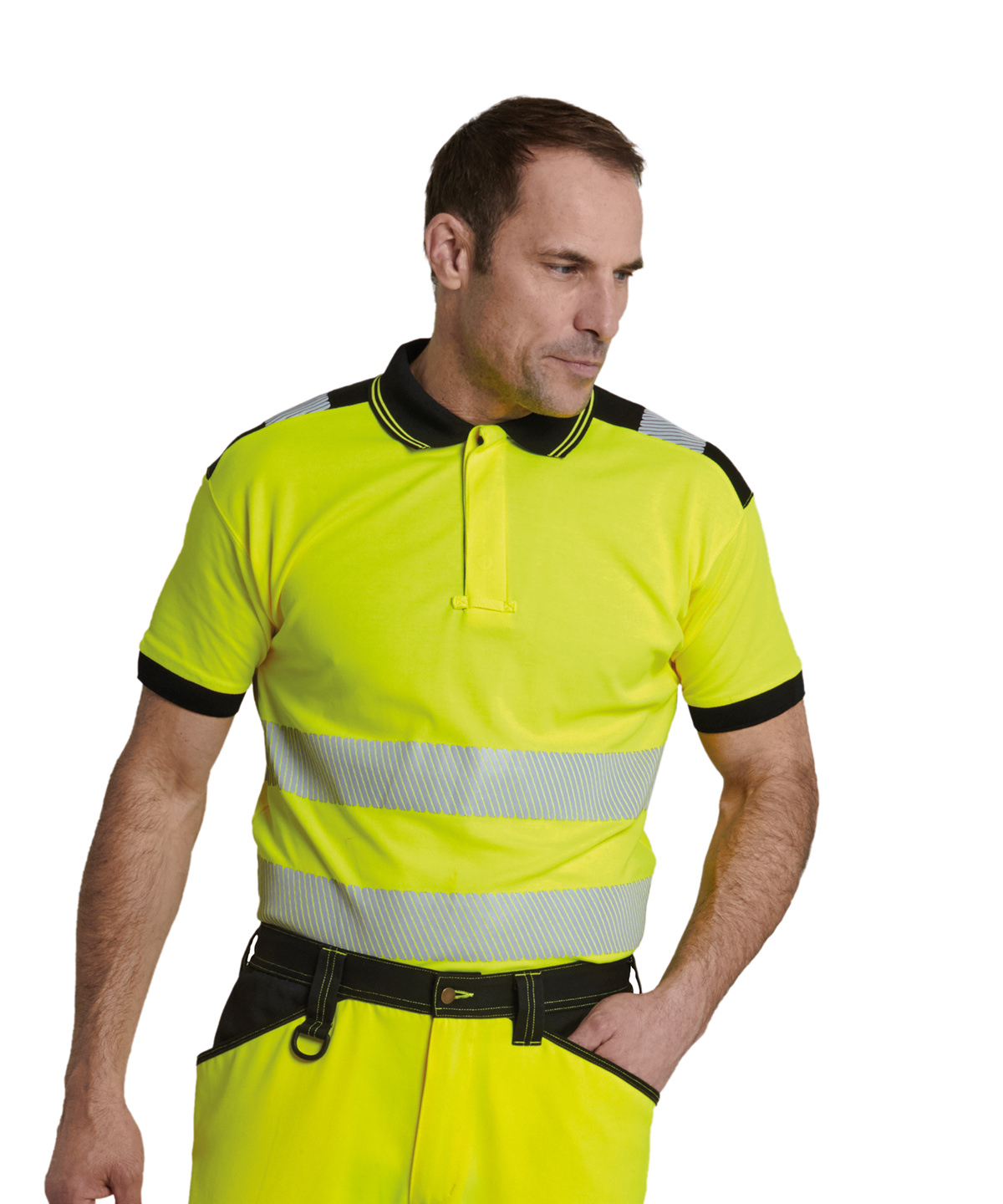 Pw3 hi-vis polo shirt (t180)