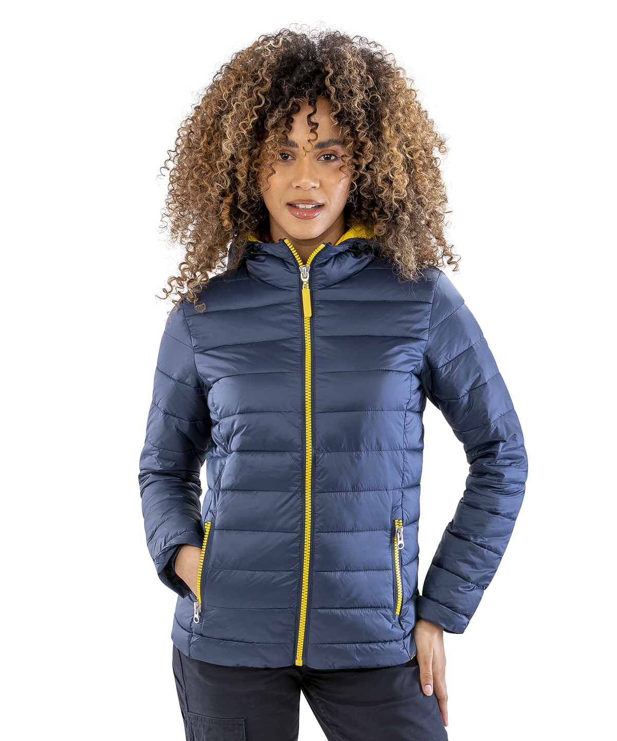 Women's urban snow bird hooded jacket
