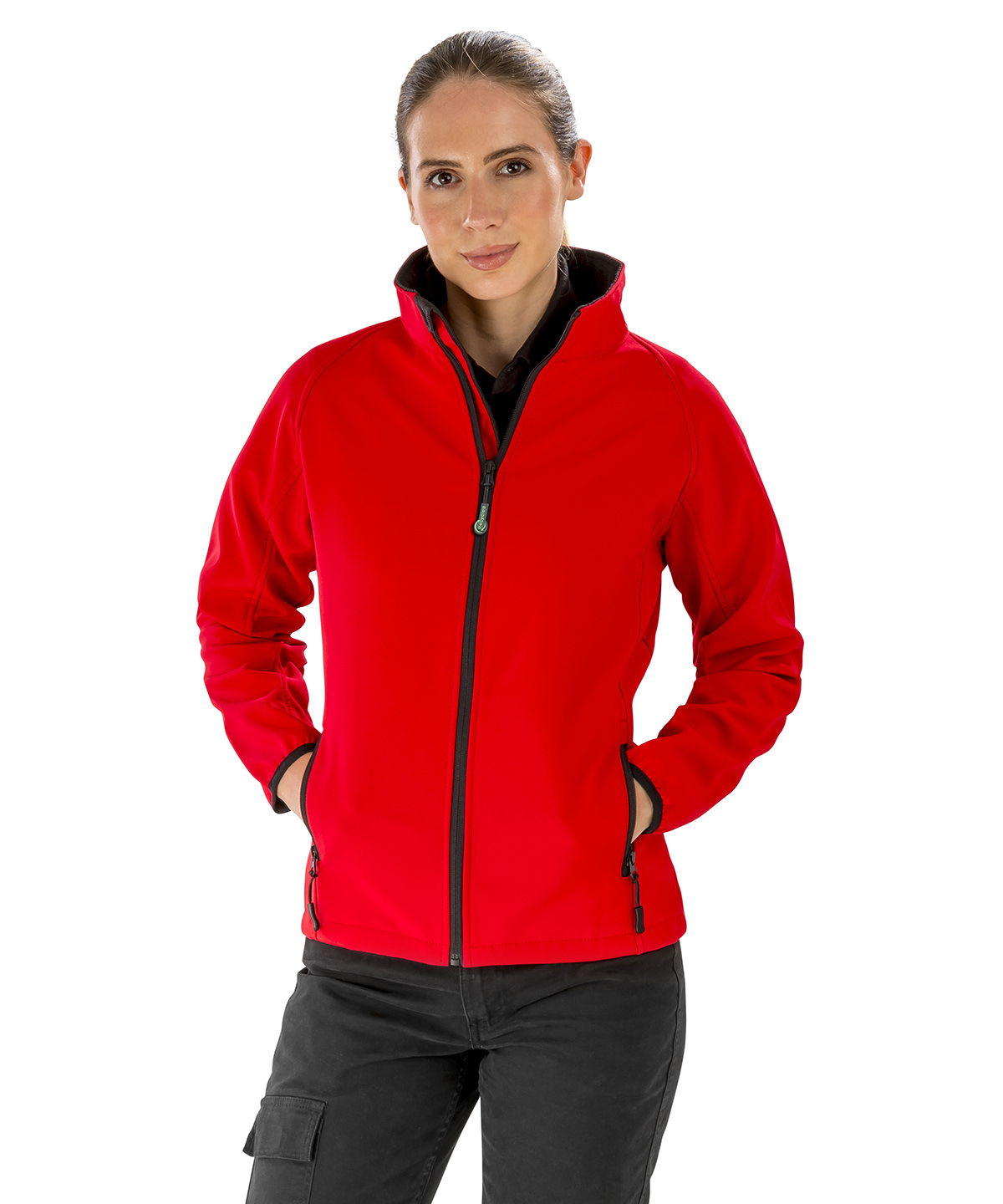 Women's core printable softshell jacket