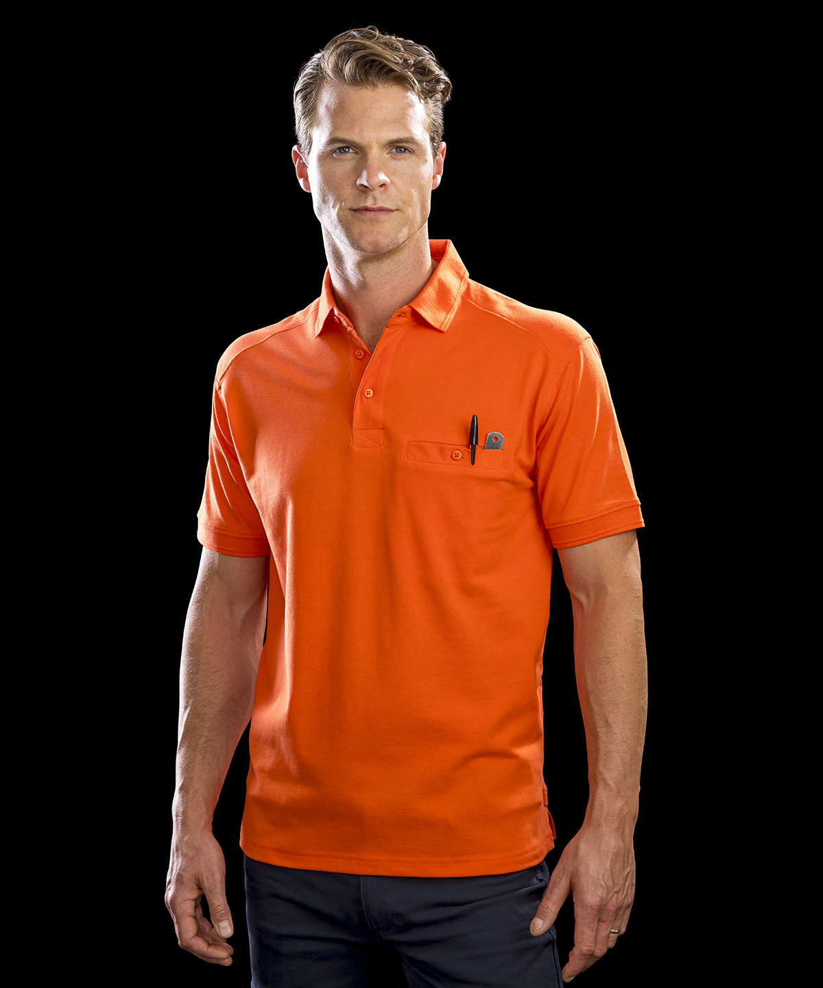 Work-guard apex pocket polo shirt