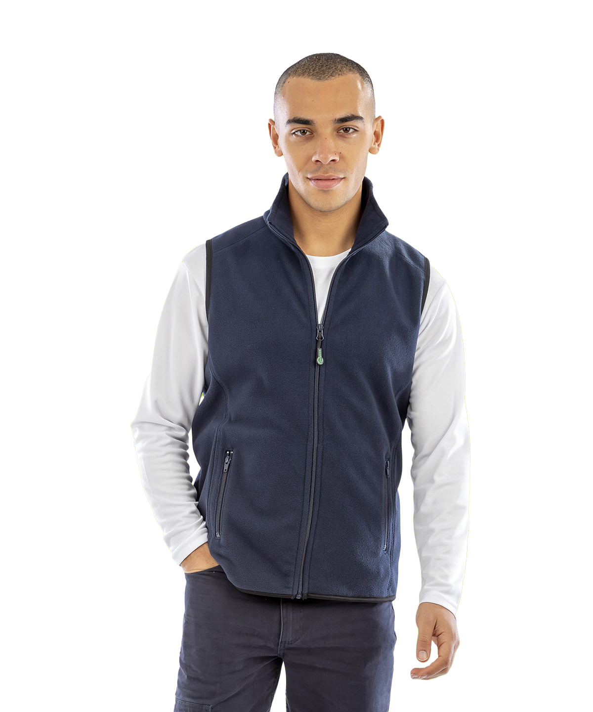 Recycled fleece polarthermic bodywarmer