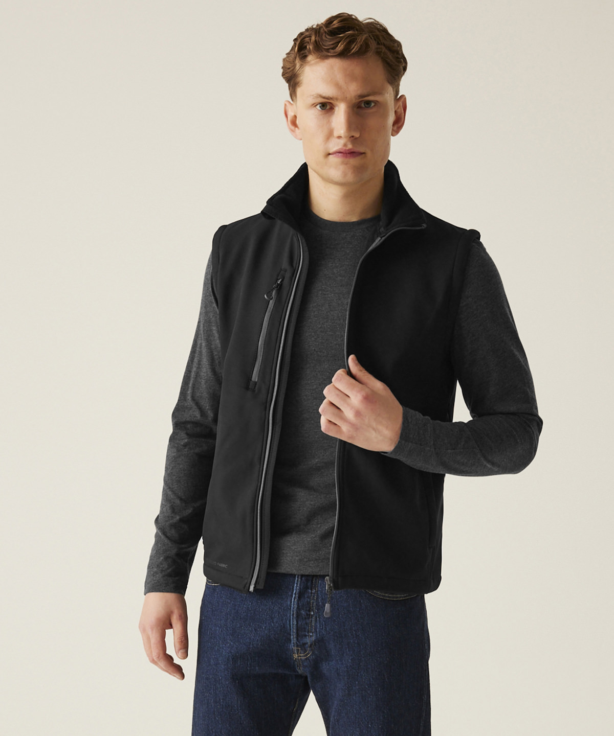 Honestly made recycled softshell bodywarmer
