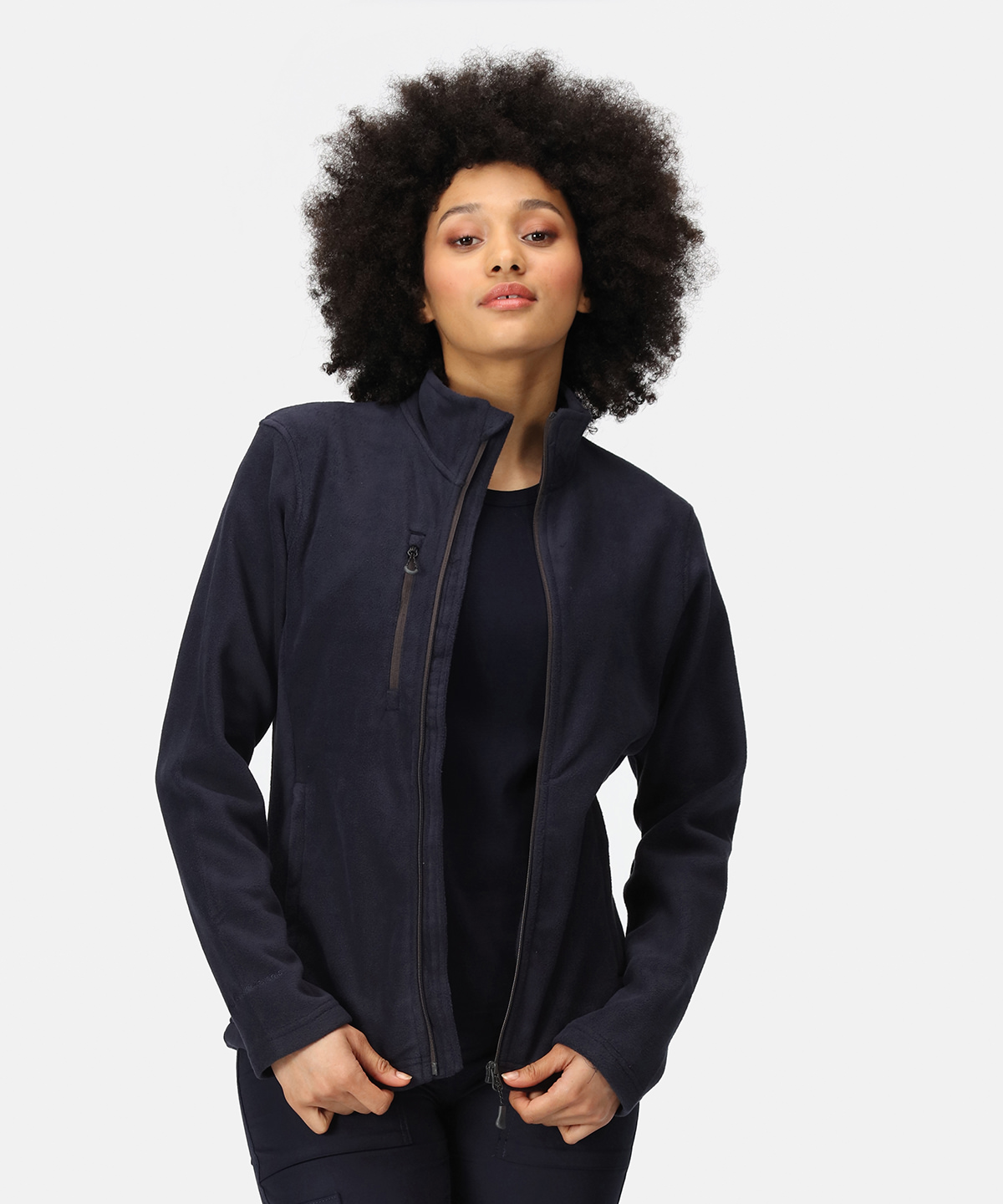 Women's honestly made recycled full zip fleece