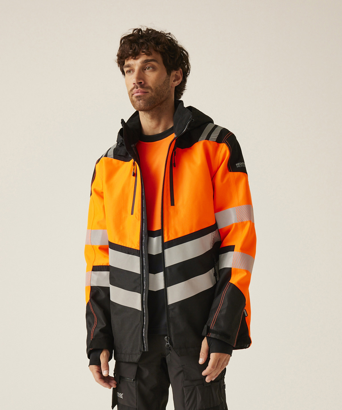 Hi-vis x-pro waterproof shell jacket (class 2)