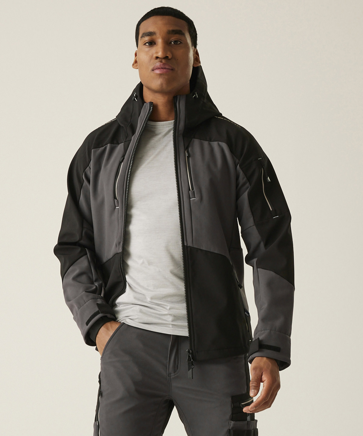 4-tex stretch 3-layer softshell jacket