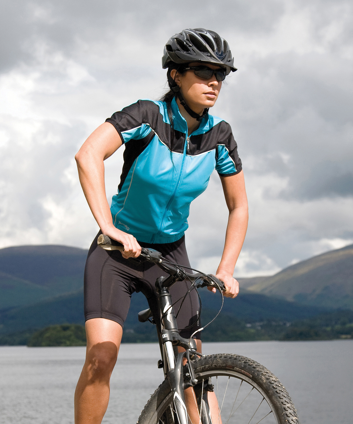 Women's spiro bikewear full-zip top
