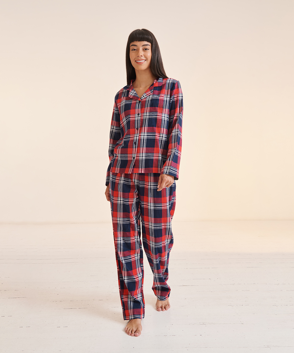 Women's tartan lounge set