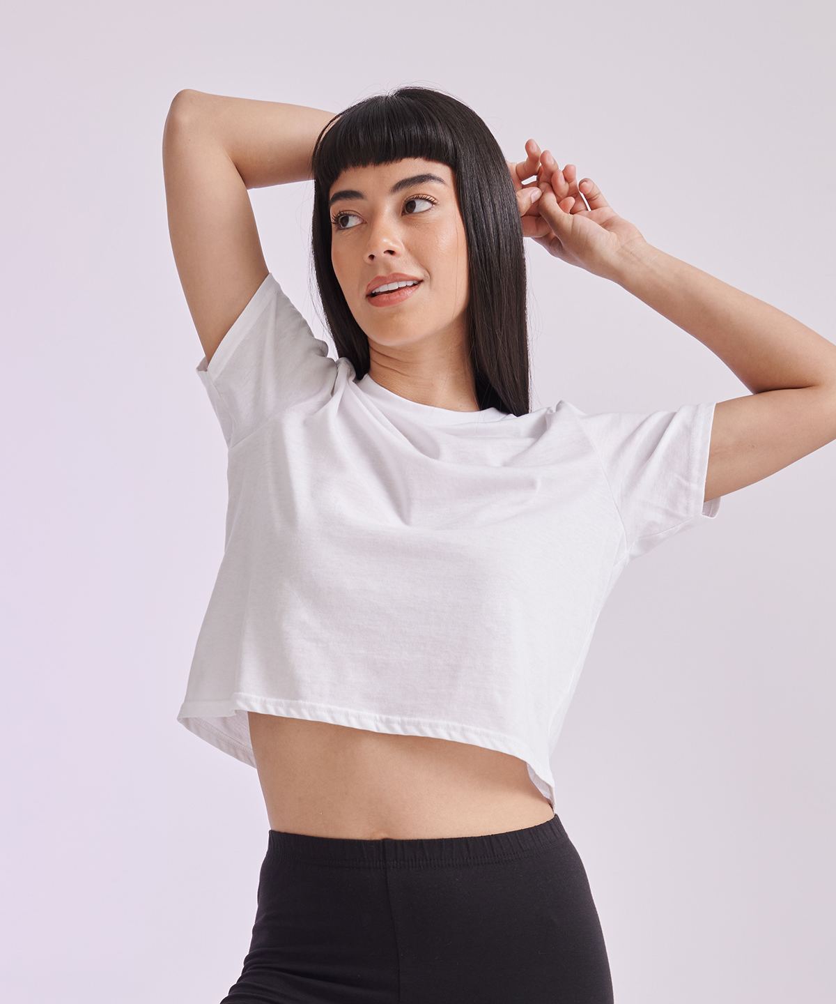 Women's cropped boxy t