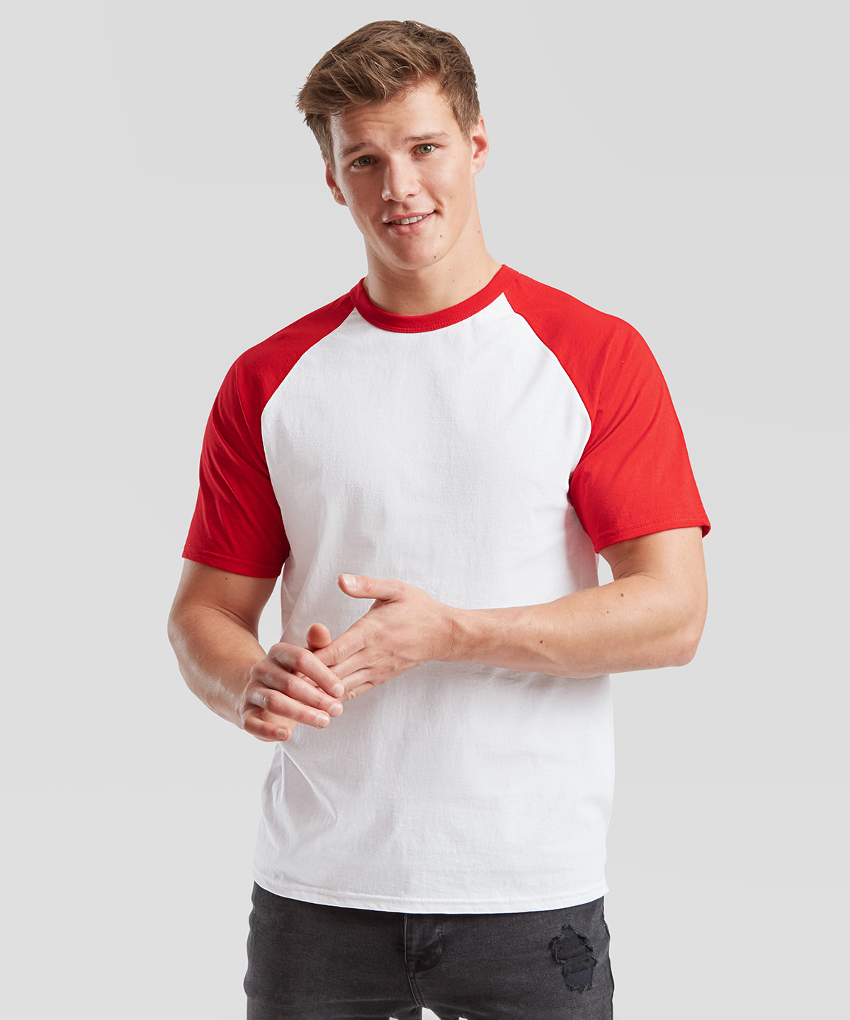 Short sleeve baseball t