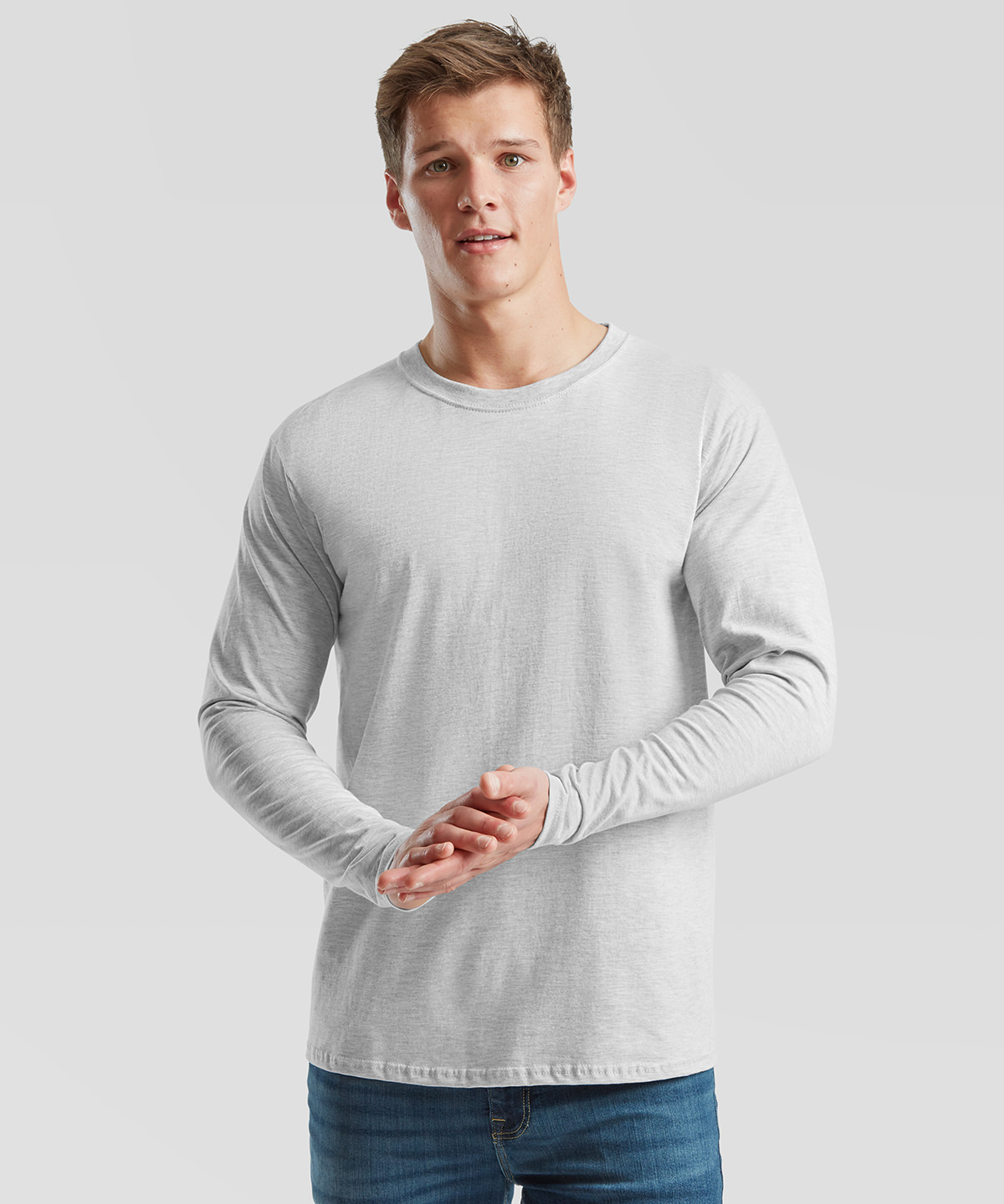 Iconic 195 ringspun premium long sleeve t