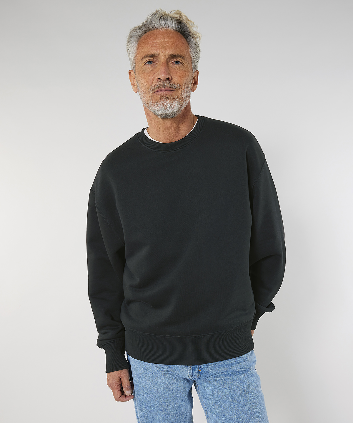 Radder oversized brushed crew neck (stsu857)