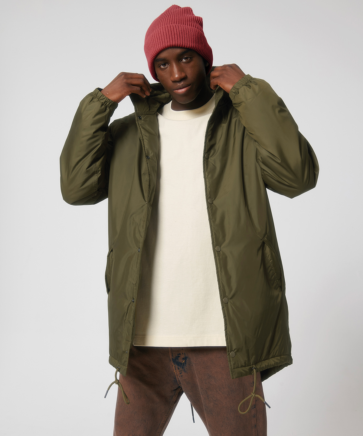 Unisex padded parka jacket (stju841)