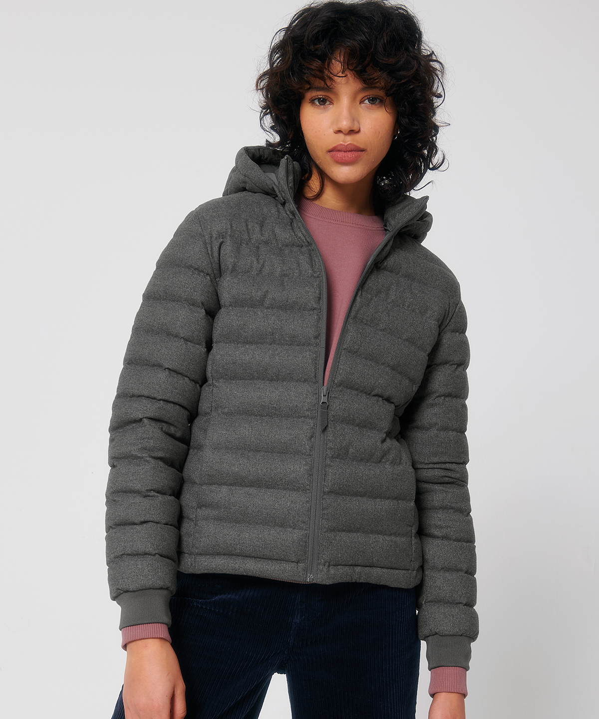Stella voyager wool-like padded jacket (stjw897)