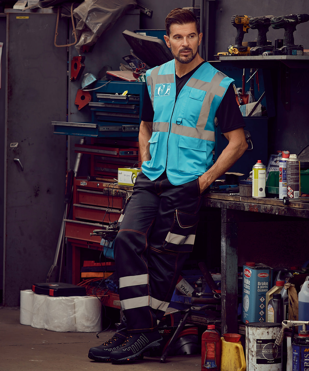 Multifunctional executive hi-vis waistcoat (hvw801)