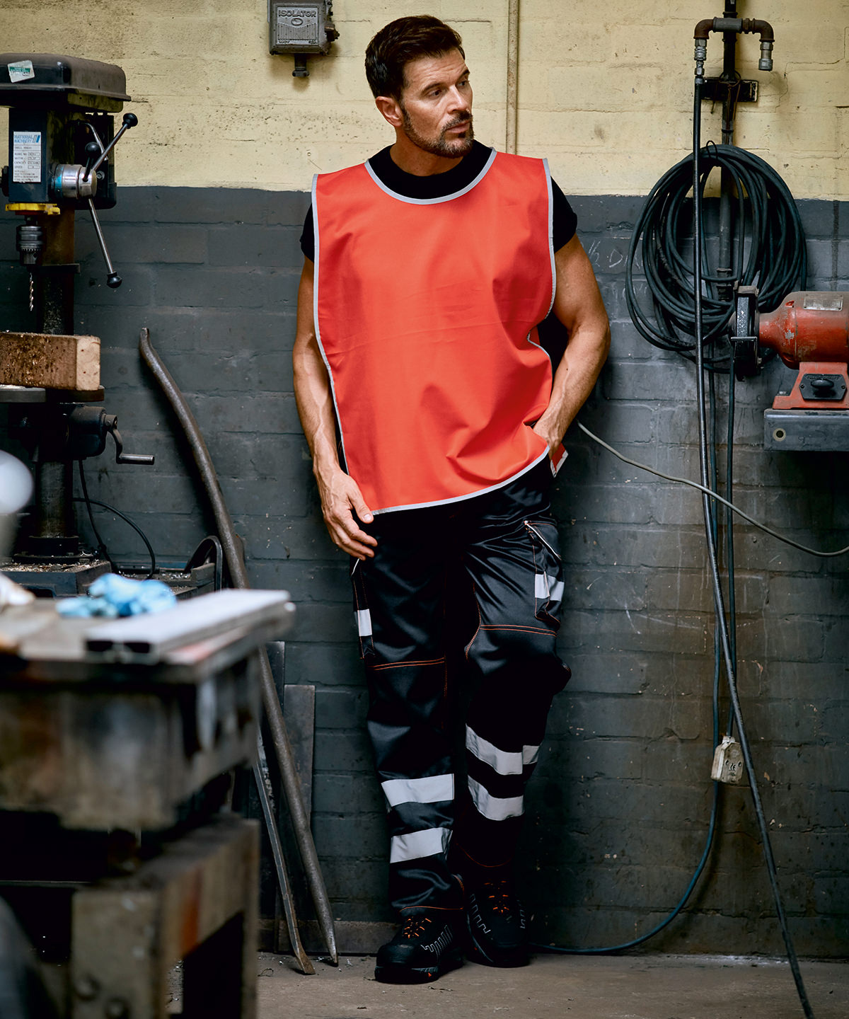 Hi-vis reflective border tabard (hvj259)