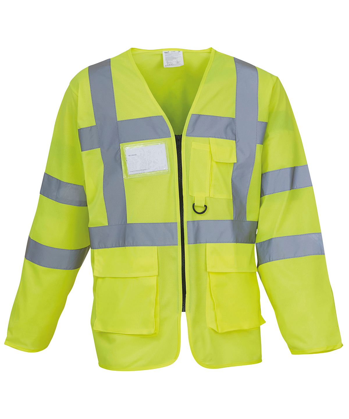 Hi-vis executive long sleeve waistcoat (hvj800)