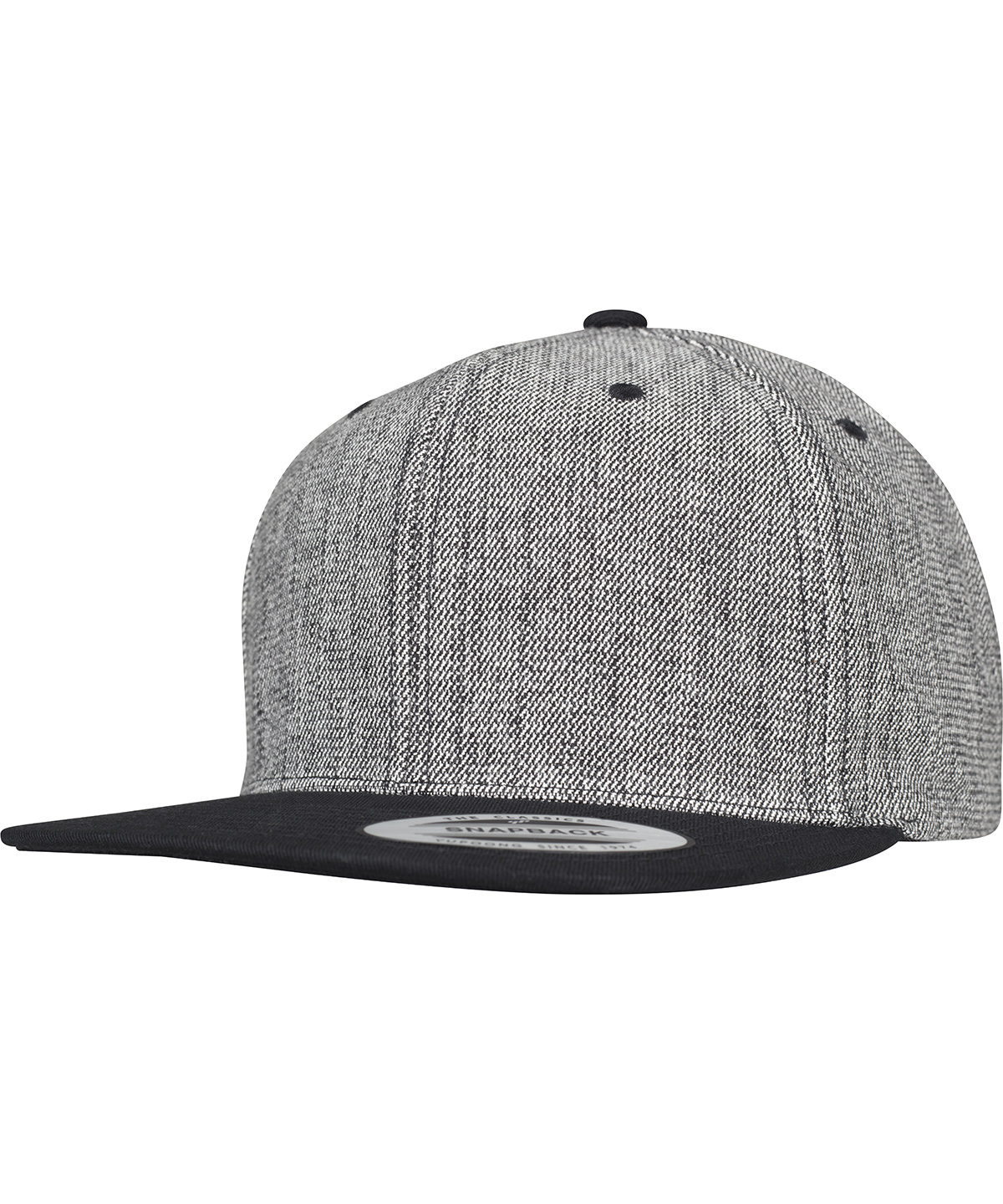 Melange solid snapback (6089ms)
