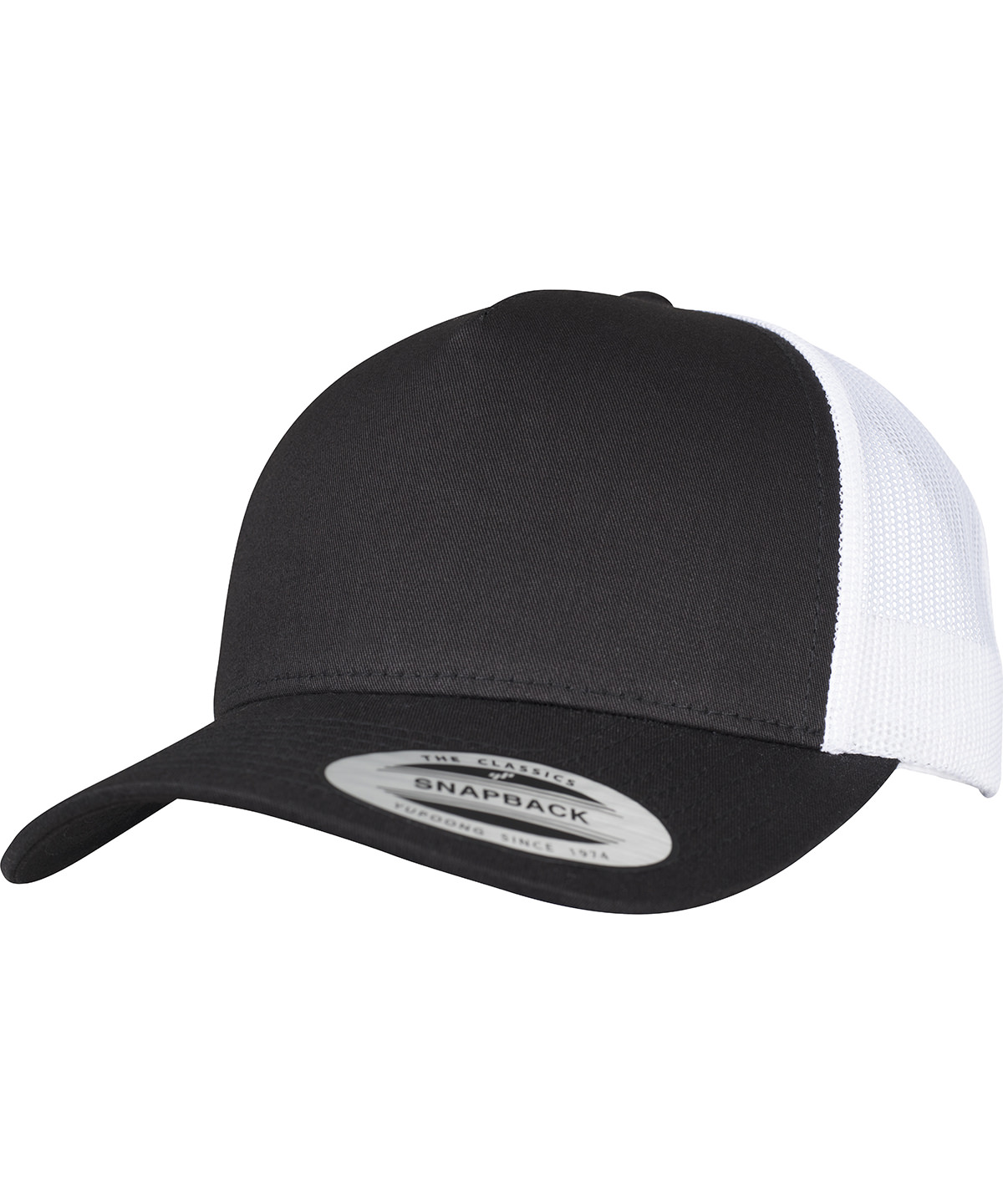 5-panel retro trucker 2-tone cap (6506t)