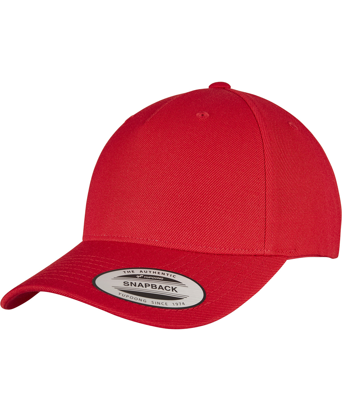 Yp classics 5-panel premium curved visor snapback cap (5789m)
